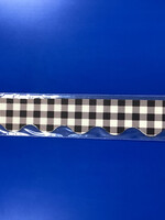 Black and White Gingham Border 35’