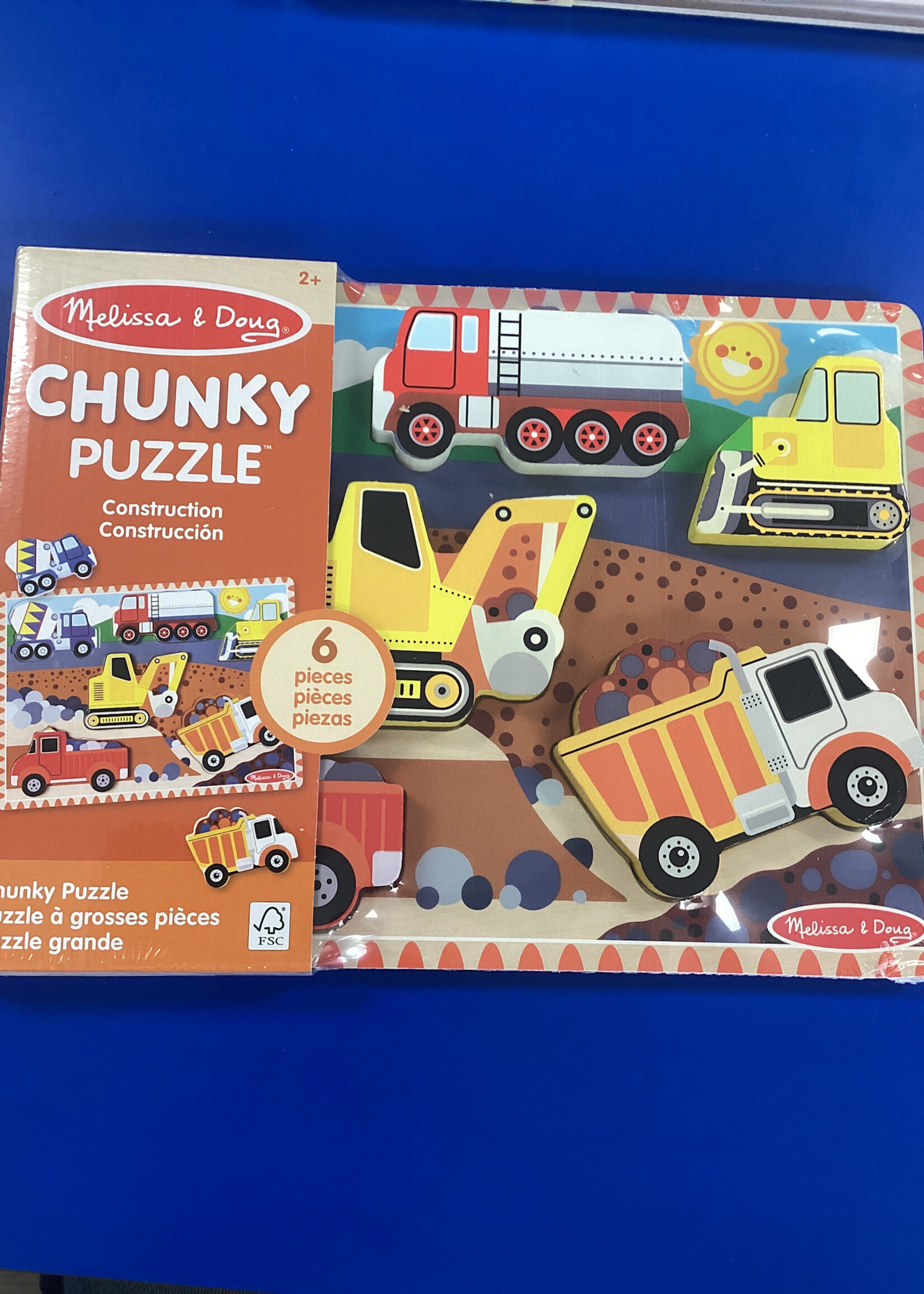 Construction Chunky Wooden Puzzle