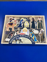 Wooden Nativity Set 15pc