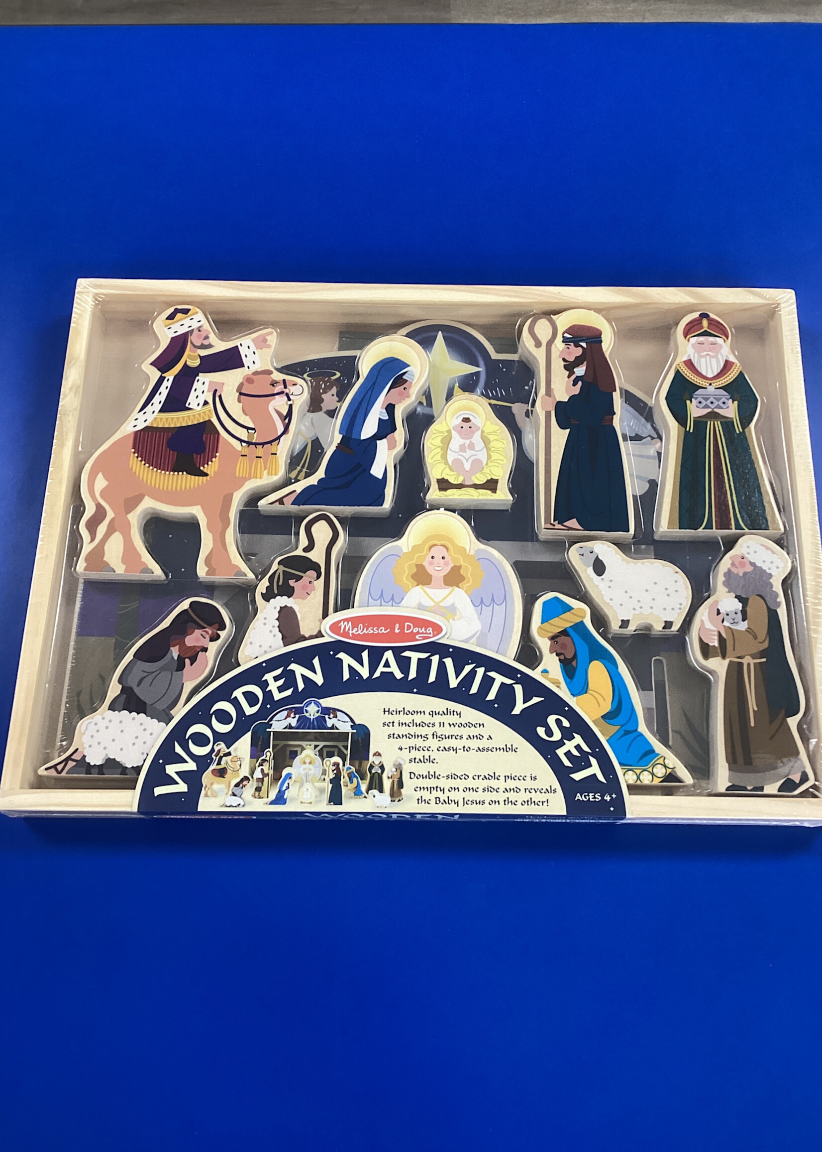 Melissa & Doug Wooden Nativity Set 15pc