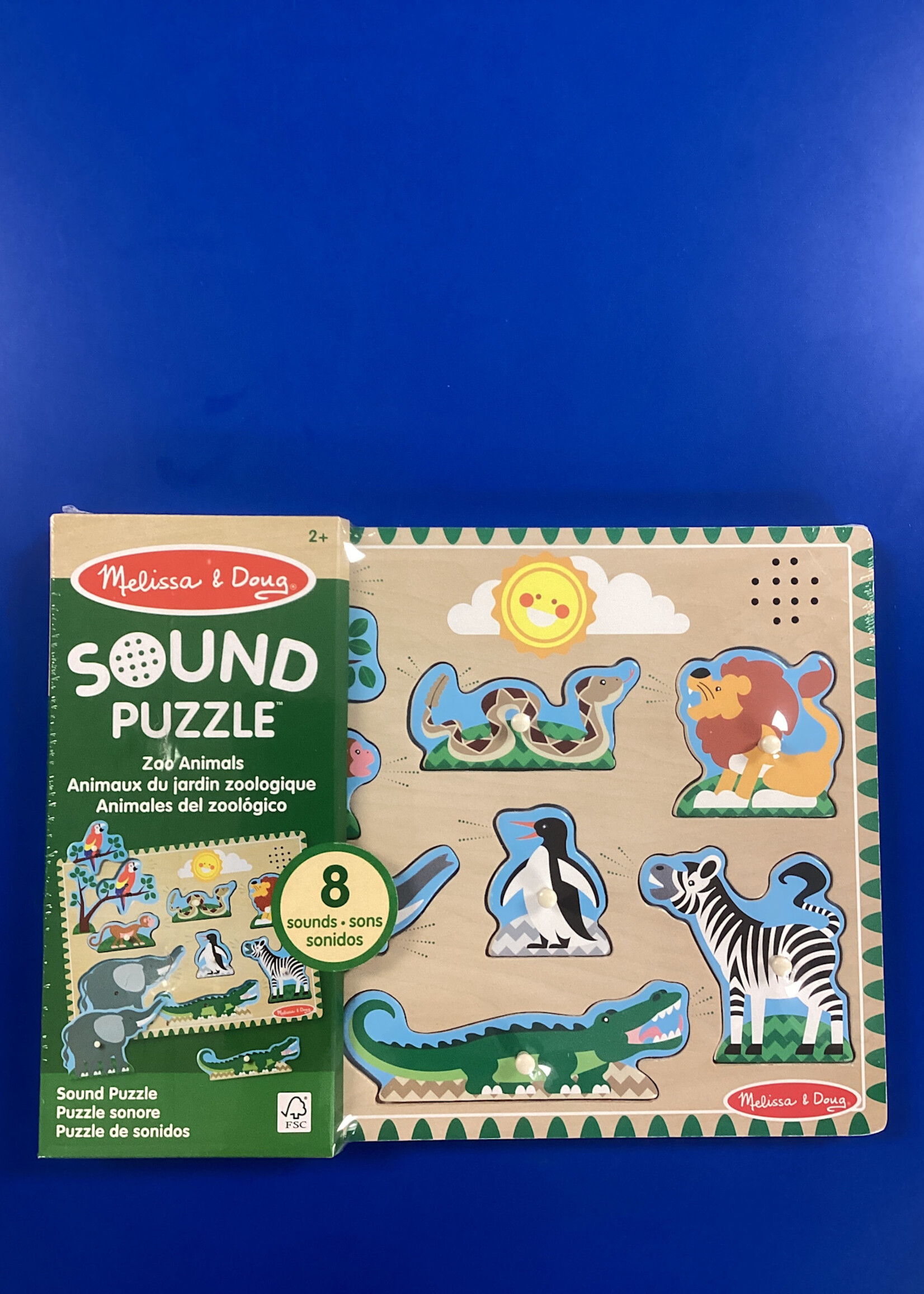 Melissa & Doug Zoo Animals Sound Puzzle
