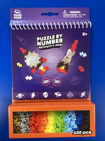 Plus Plus Puzzle By Number Activity Pad - Space