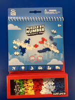 Plus Plus Puzzle By Number - Activity Pad - Transportation