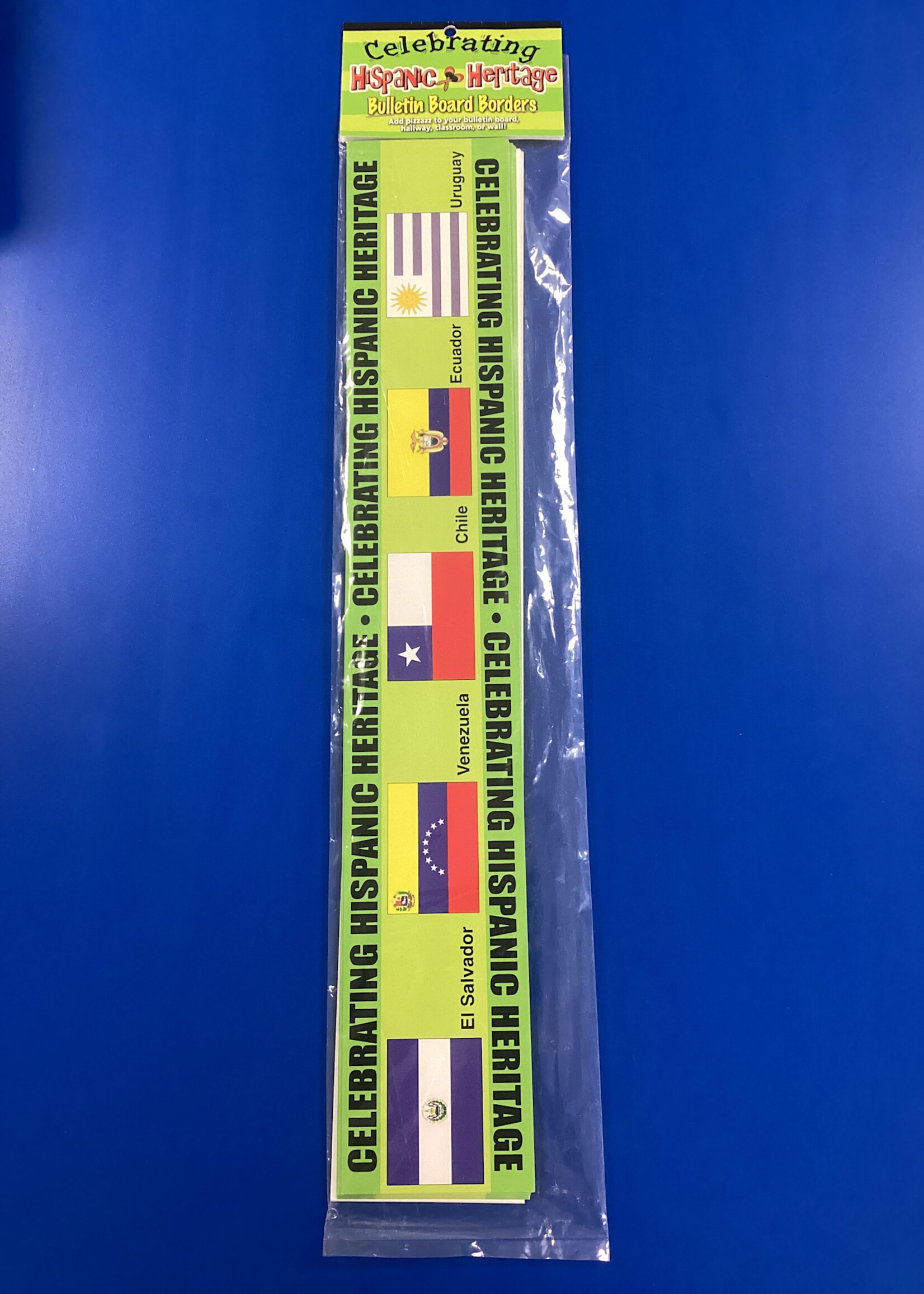 Celebrating  Hispanic Heritage Bulletin  Board Borders 32'