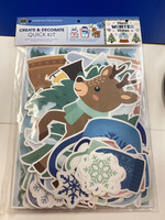 Warm Winter Wishes Quick Kit Bulletin Board 83pc