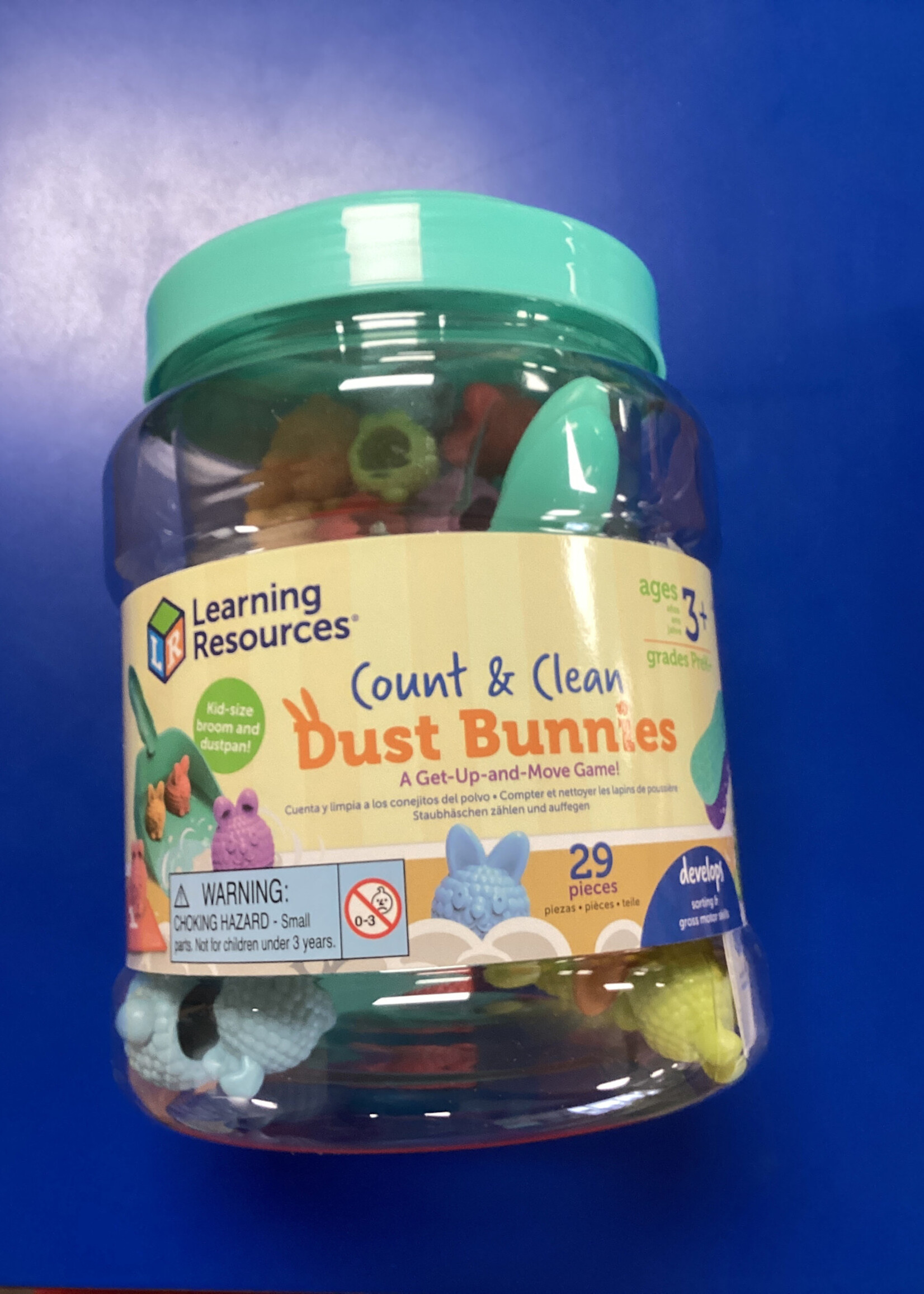 Count & Clean Dust Bunnies Game
