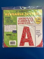 7" Red Bandana Letters 129pc