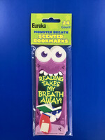 Reading Takes My Breath Away Monster Breath Scented Bookmarks 24pk