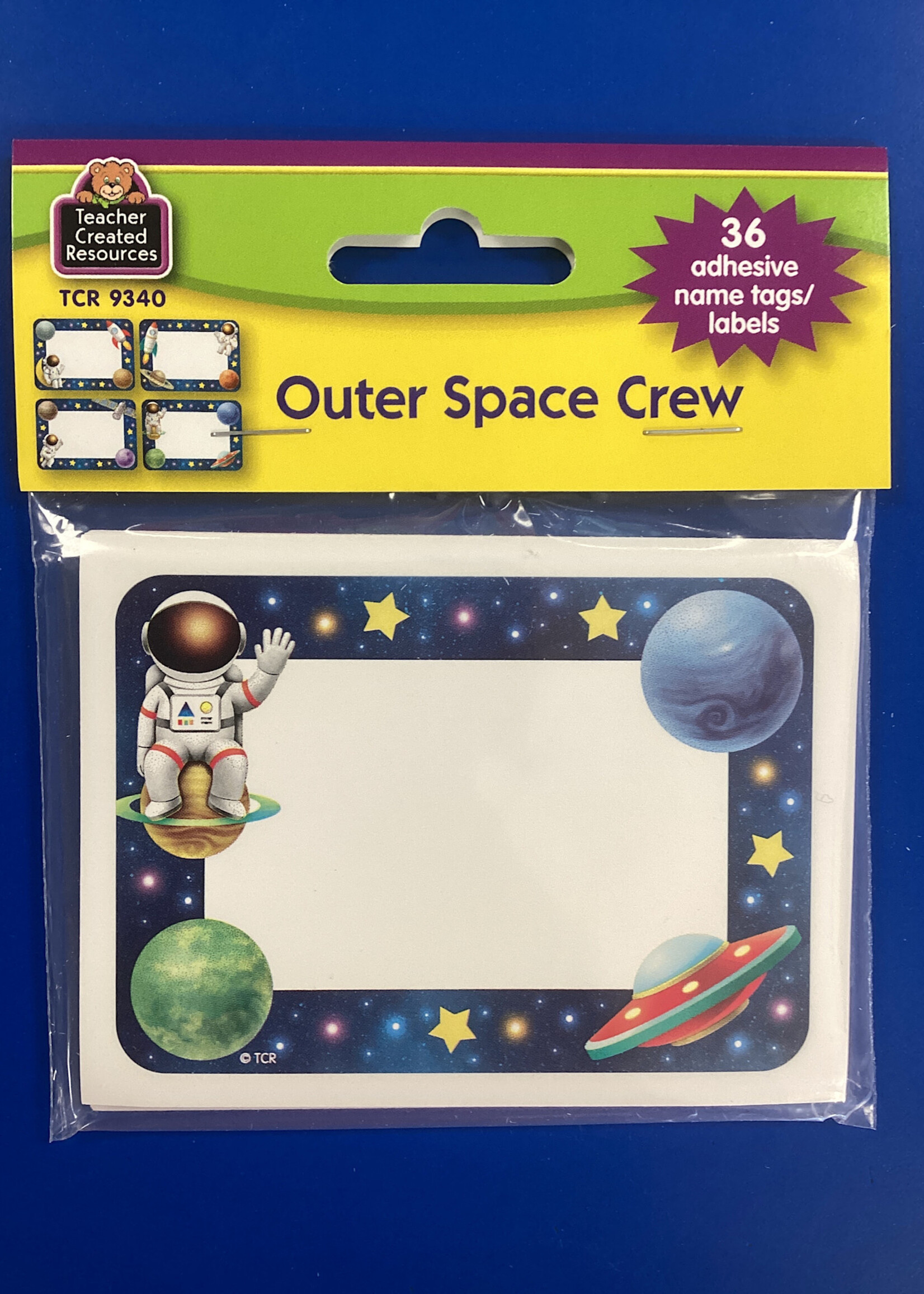 Outer Space Crew Labels 36pc