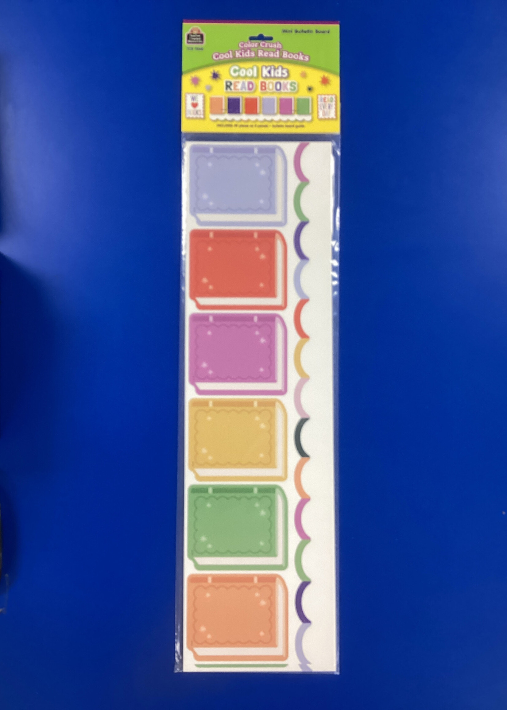 Color Crush Cool Kids Read Books Mini Bulletin Board
