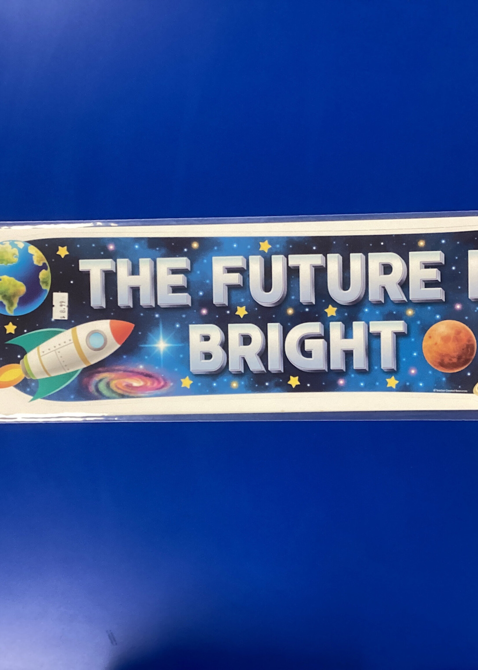 Outer Space Crew The Future Is Bright Mini Bulletin Board