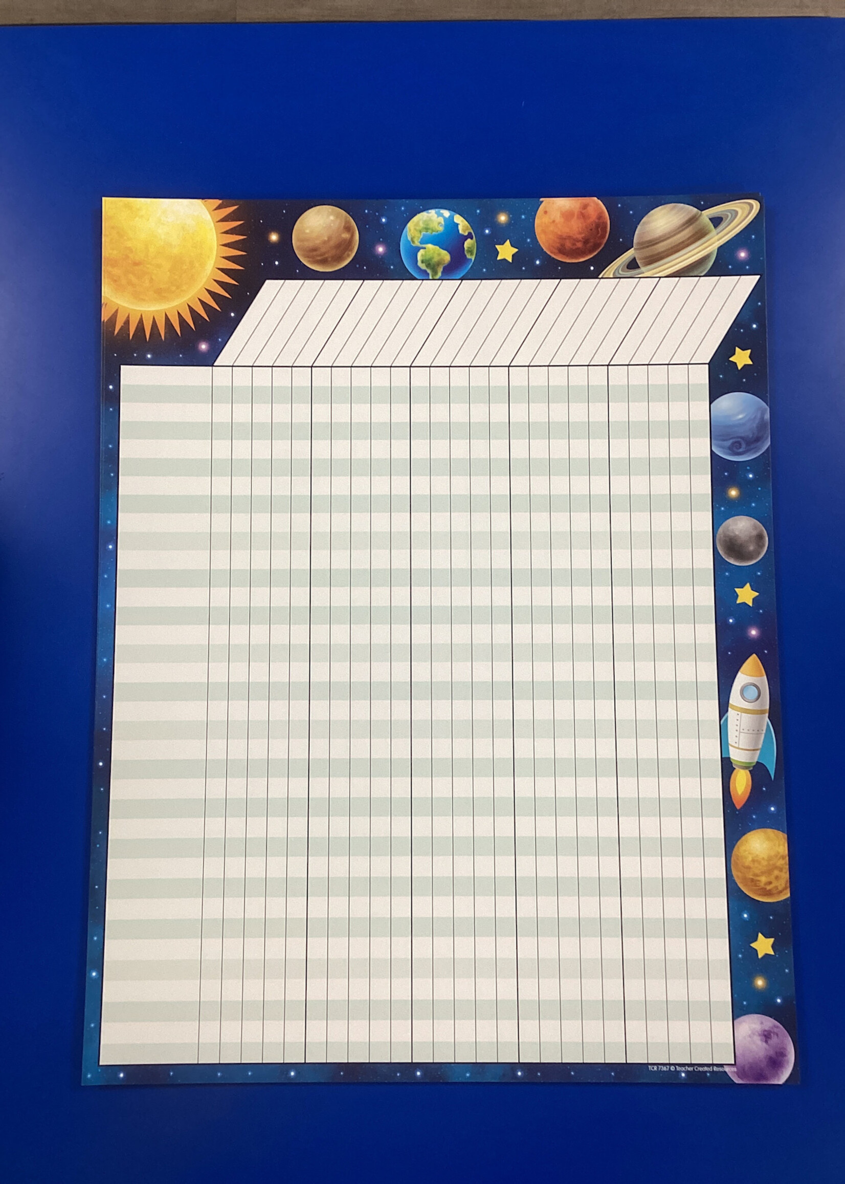 Outer Space Crew Incentive Chart
