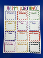 Color Crush Birthday Chart