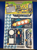 Outer Space Crew Calendar Bulletin Board