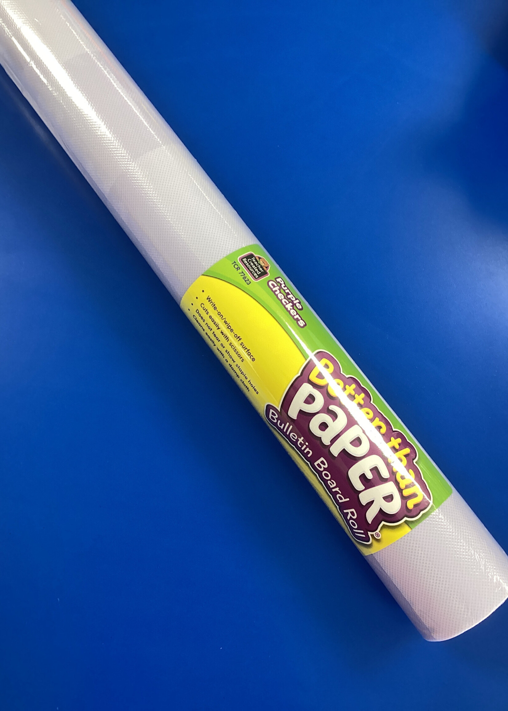 Purple Checkers Better Than Paper 4'x12'