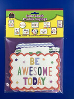 Color Crush Positive Sayings Accents