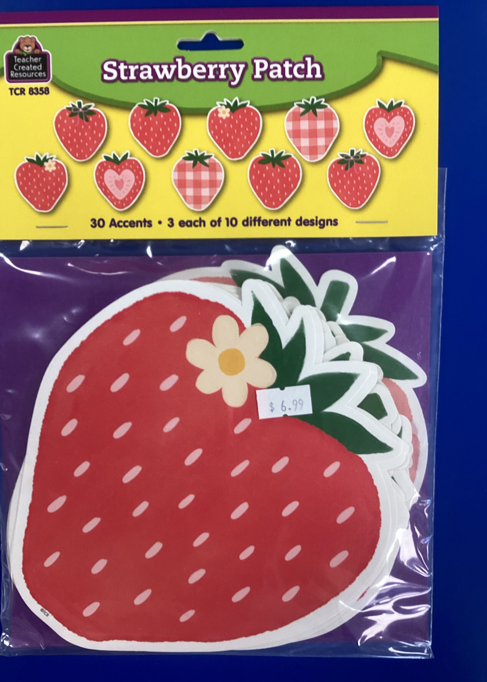 Strawberry Patch Cutouts 30pc