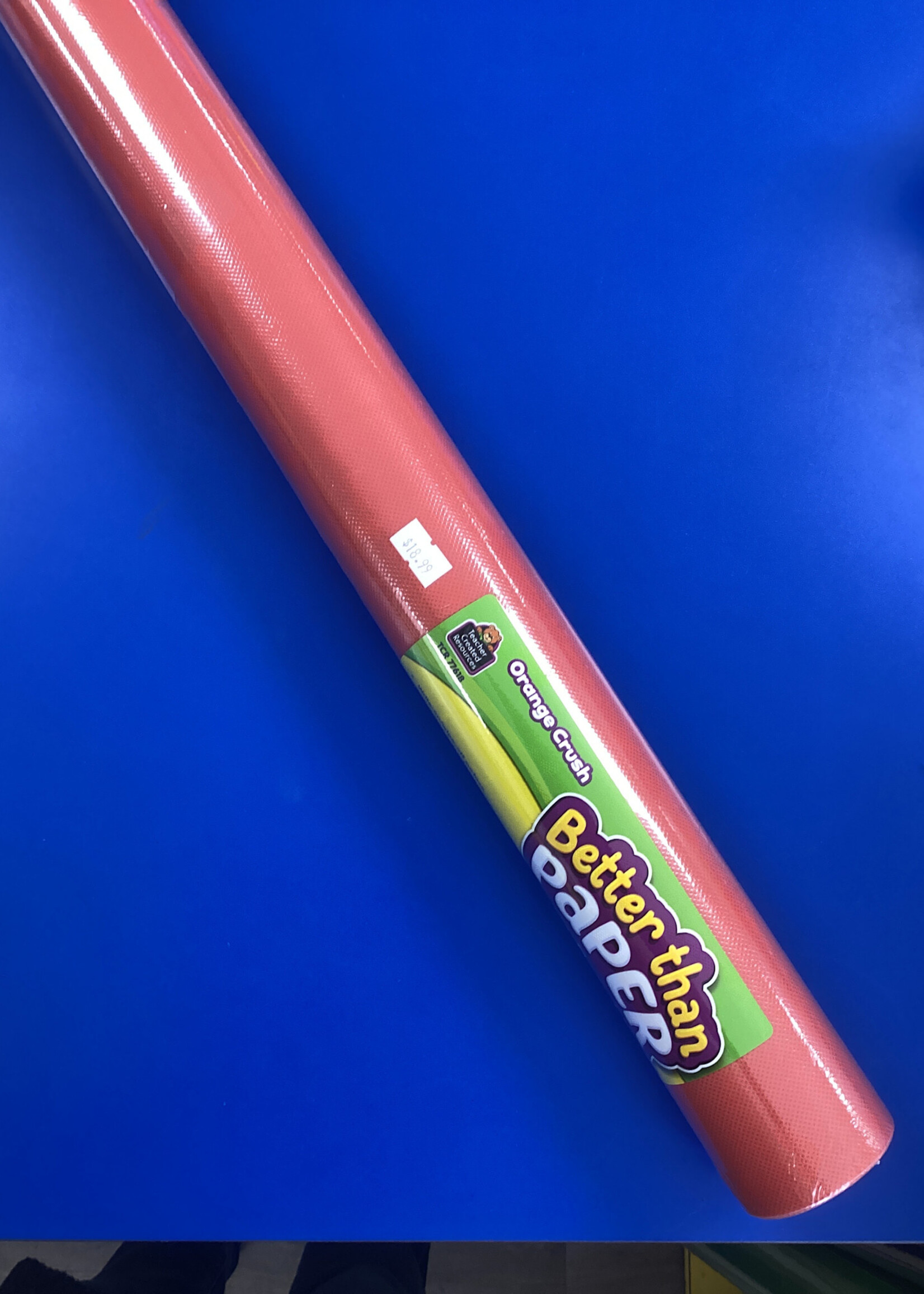 Orange Crush Better Than Paper Bulletin Board Roll 4’x12’