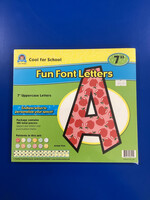 Cool for School 7" Fun Font Letters 120pc