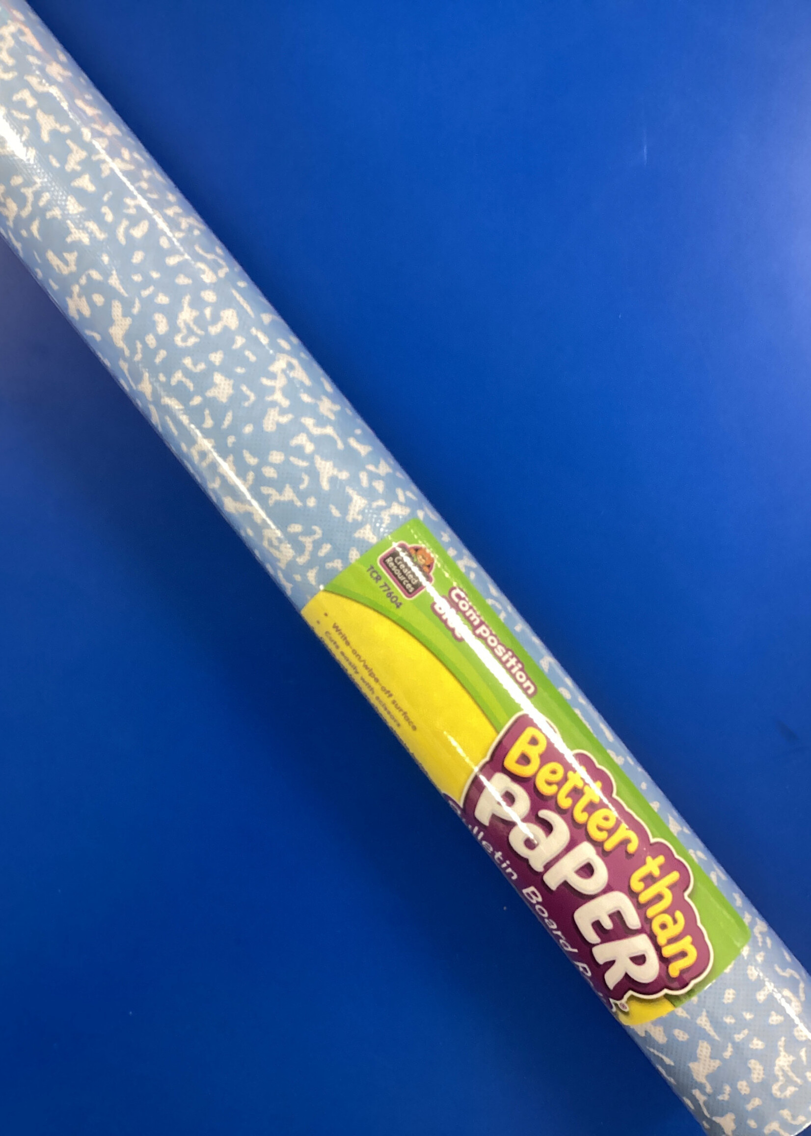 Composition Blue Better Than Paper Bulletin Board Roll 4’x12’