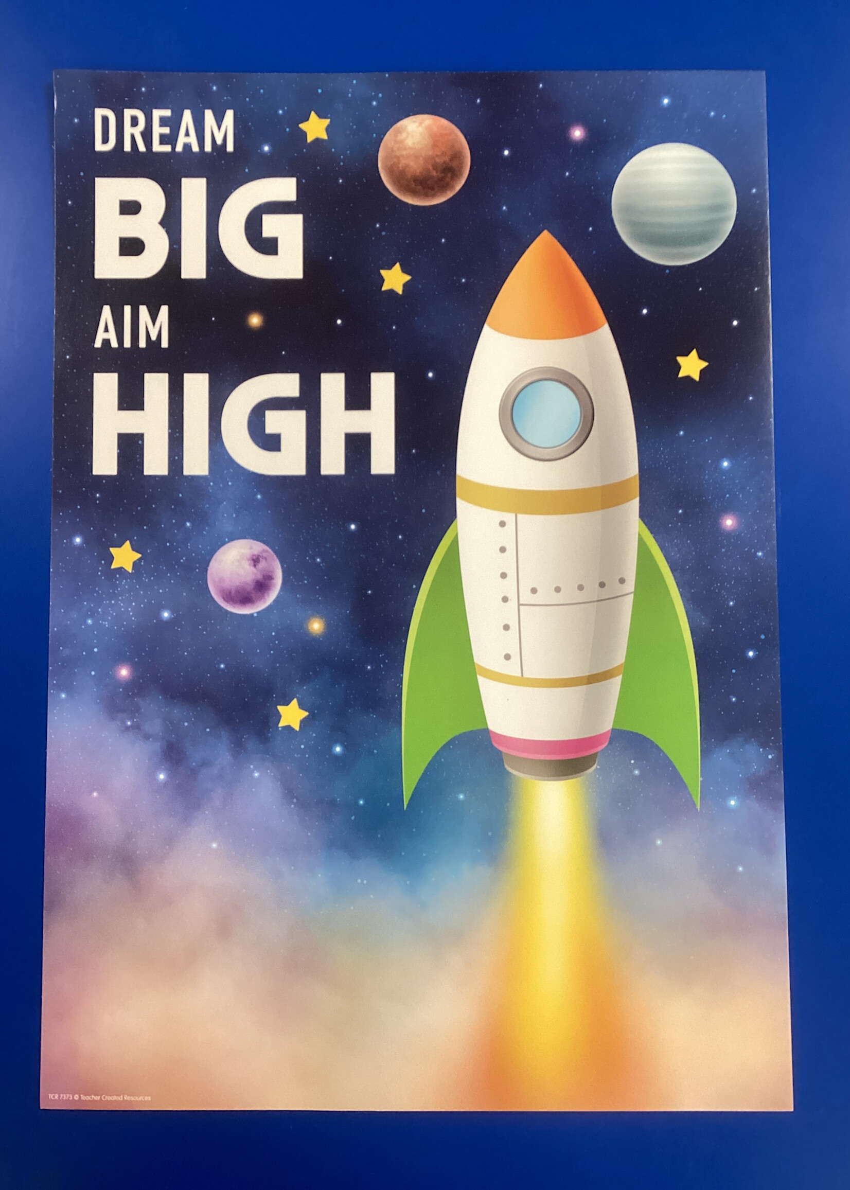 Outer Space Crew Dream Big Aim High Positive Poster