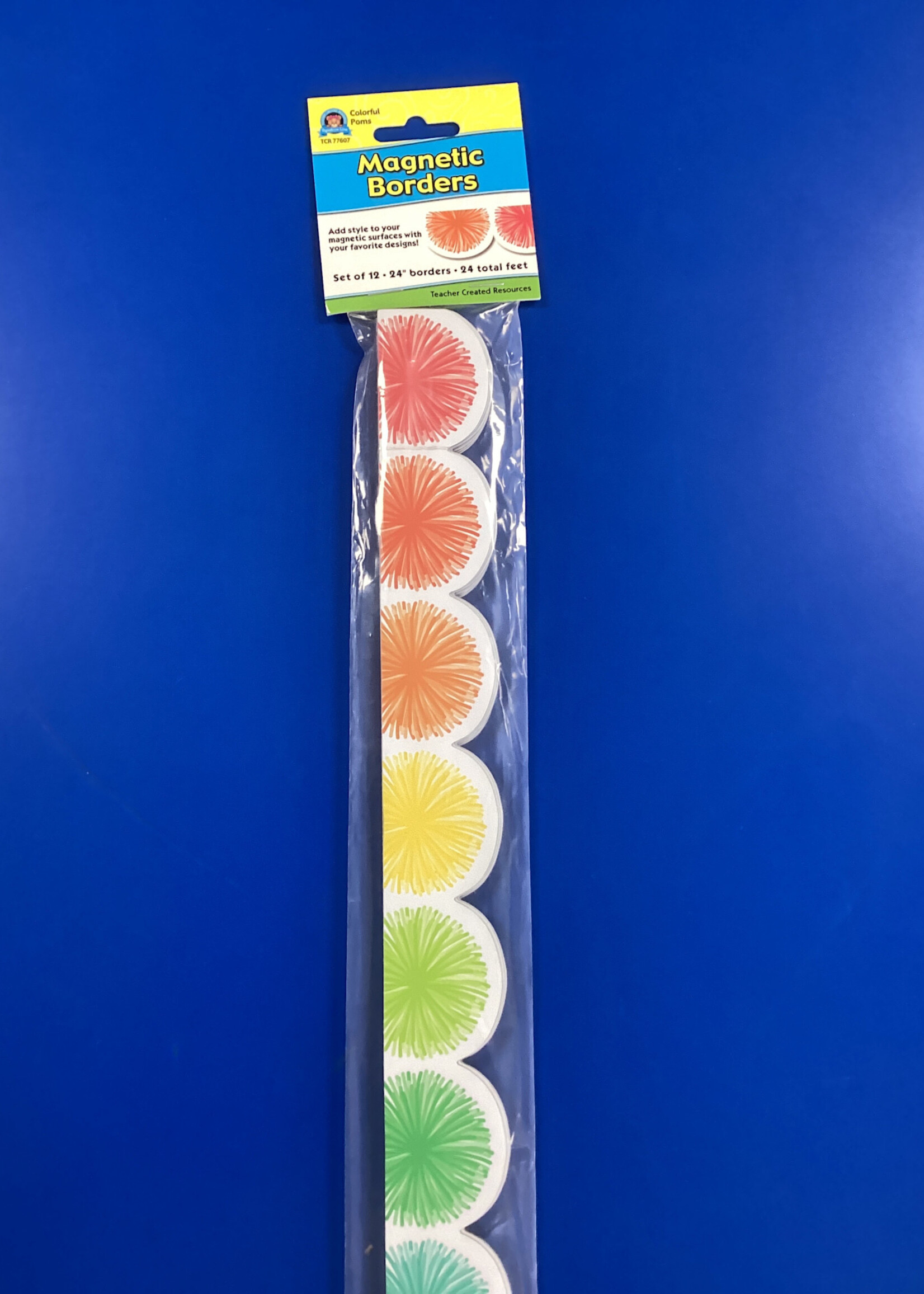 Colorful Poms Magnetic Border 24'