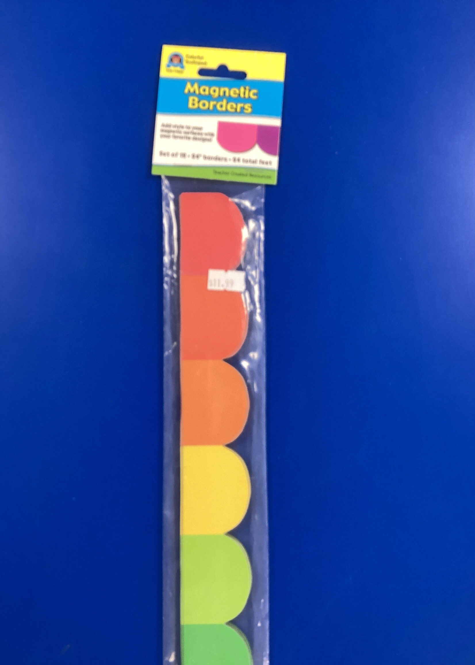 Colorful Scalloped Magnetic Border 24"