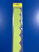 Color Crush Green w/Blue Scalloped Border 35'