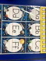Outer Space Crew Alphabet Bulletin Board