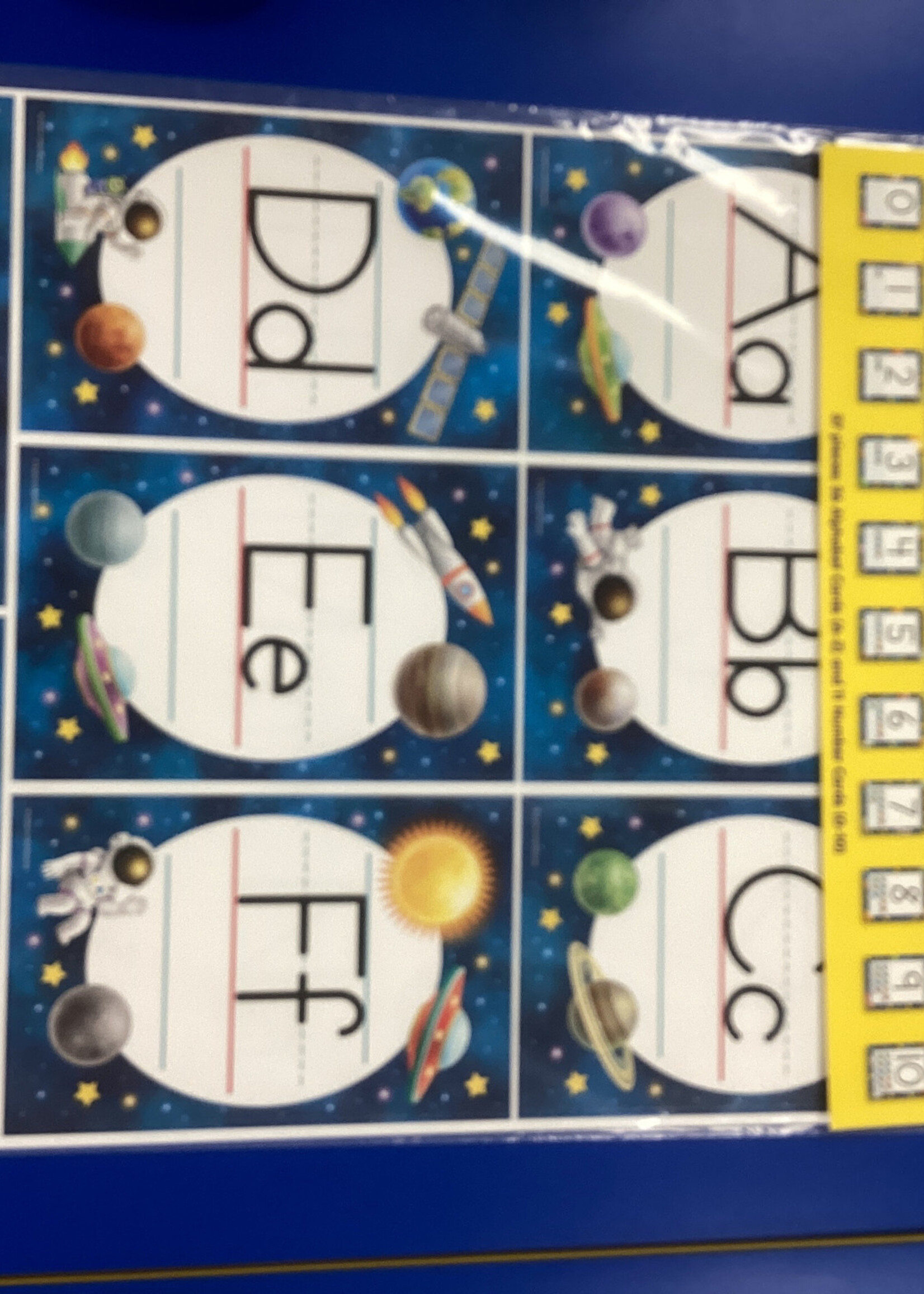 Outer Space Crew Alphabet Bulletin Board