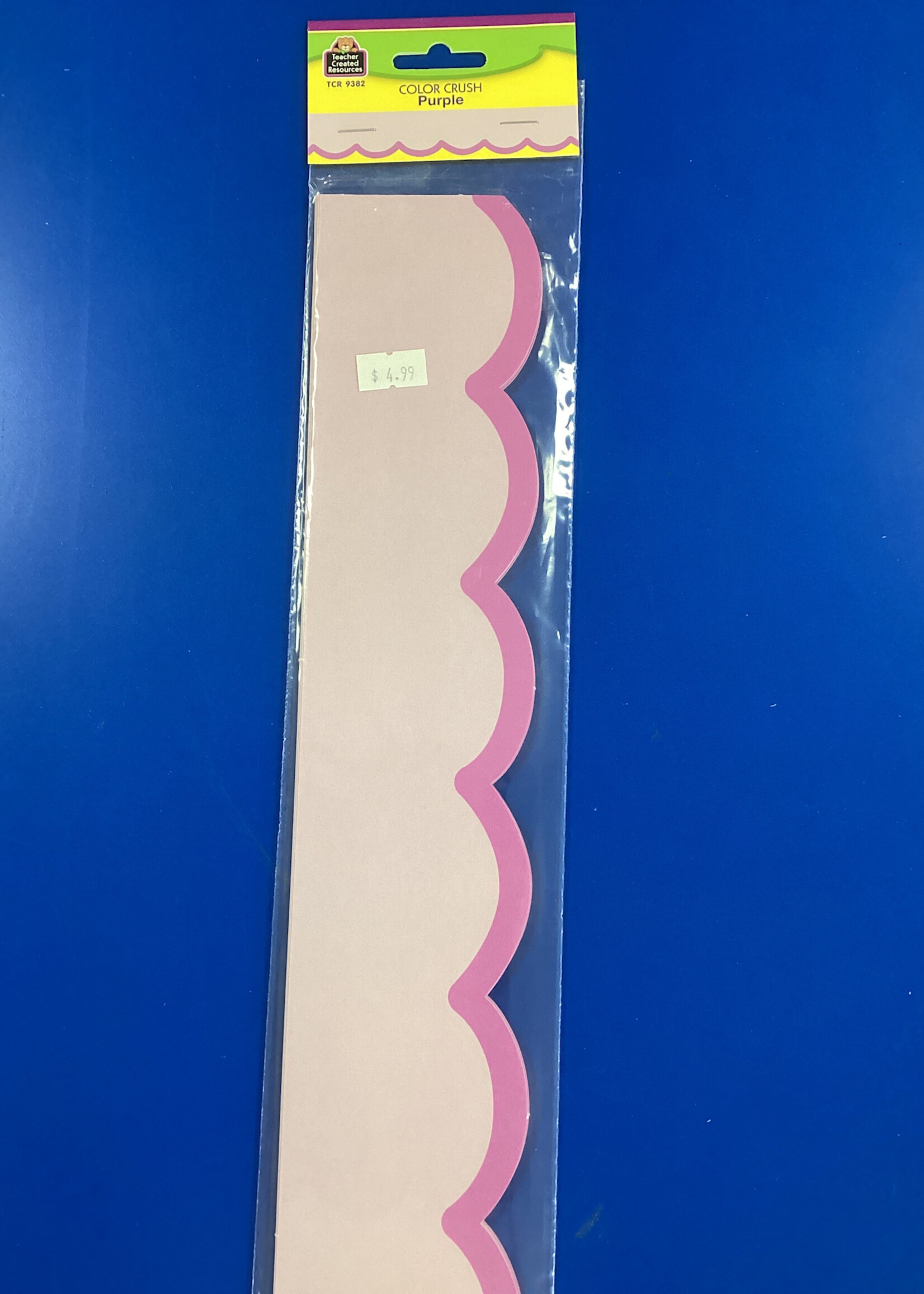 Color Crush Purple Scallops Die-Cut Border Trim 35'