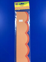 Color Crush Orange Scallops Die-Cut Border Trim