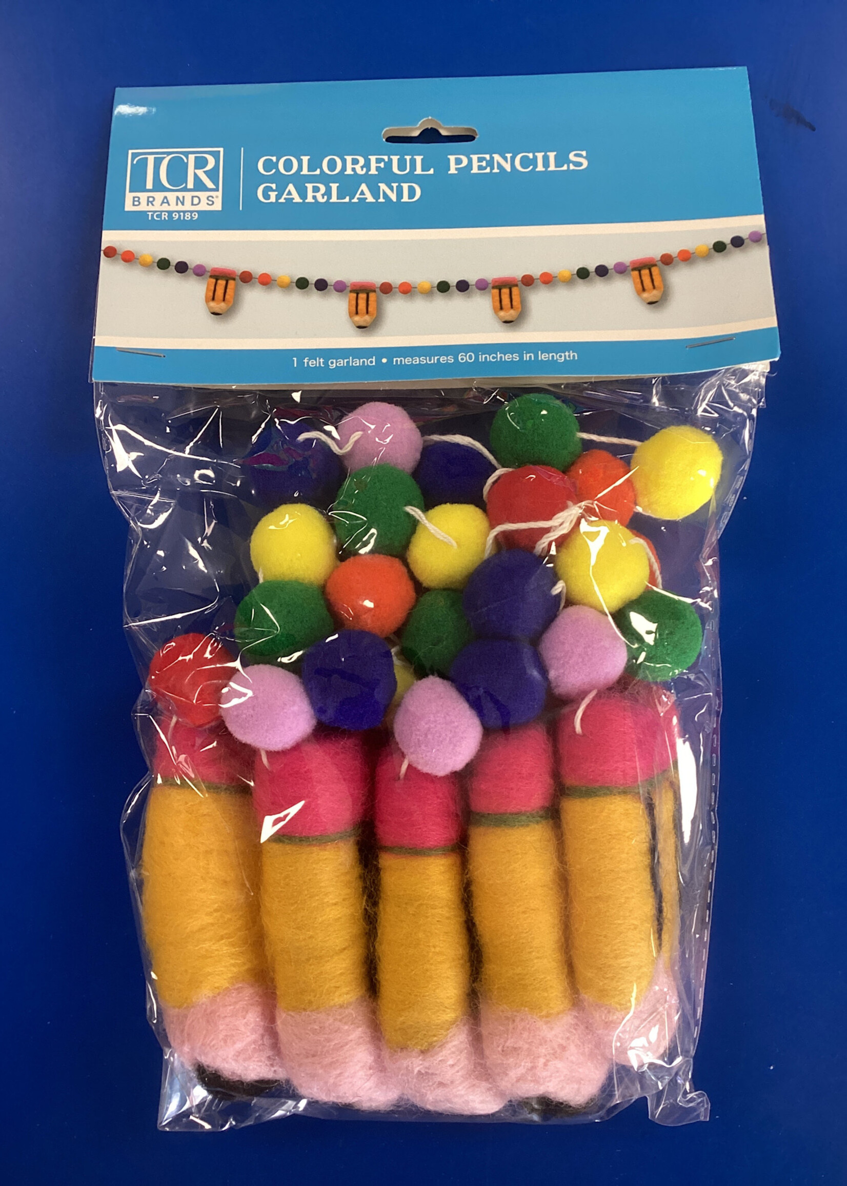 Colorful Pencils Garland 5'