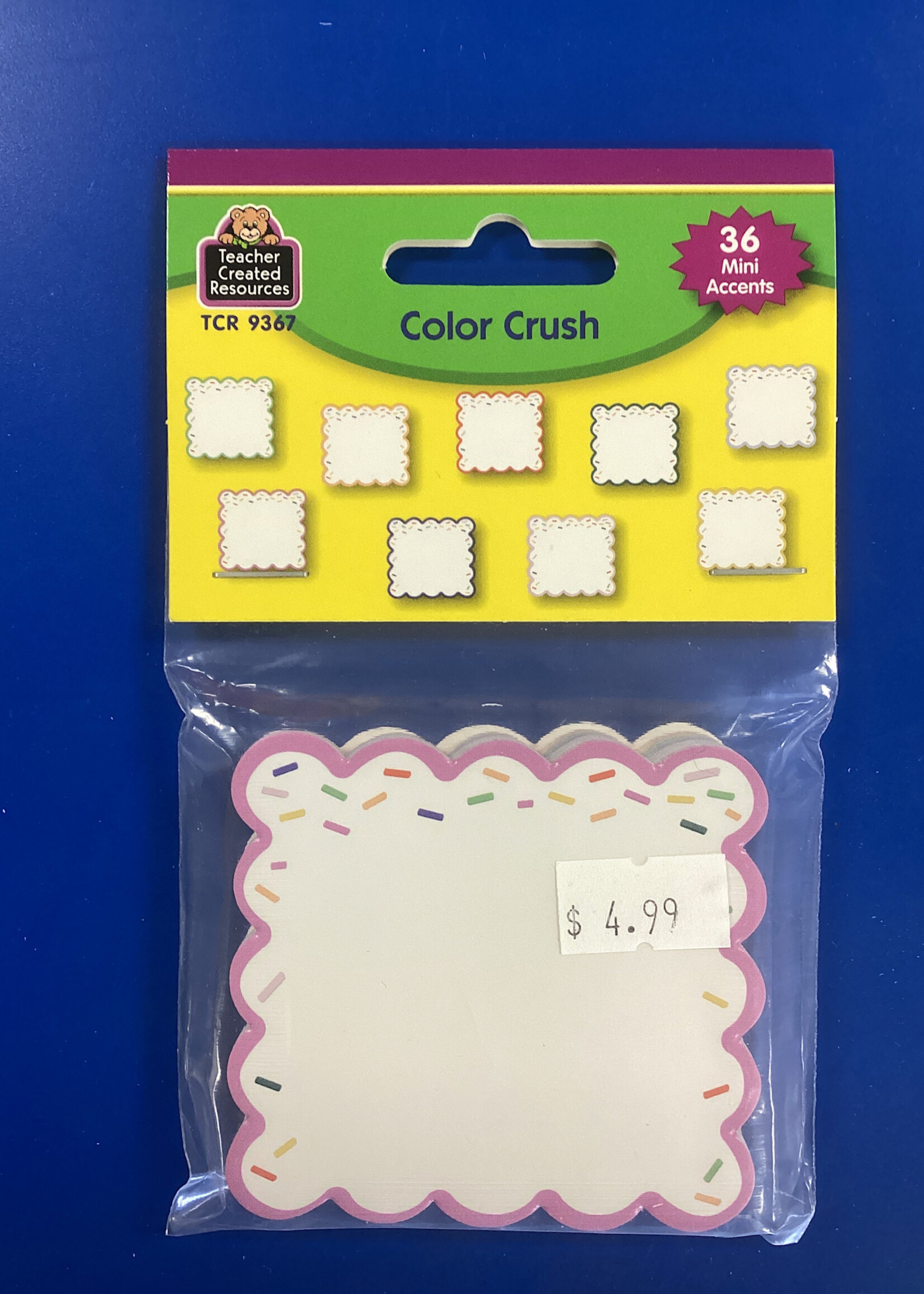 Color Crush Cutouts Mini Accents 36pc