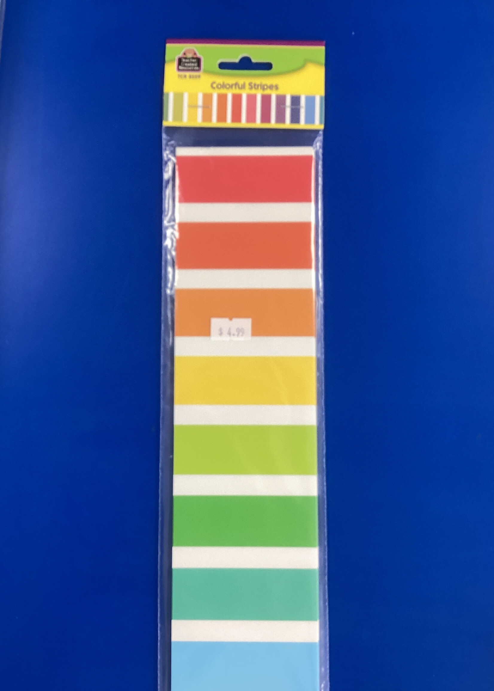 Colorful Stripes Straight Border Trim 35’