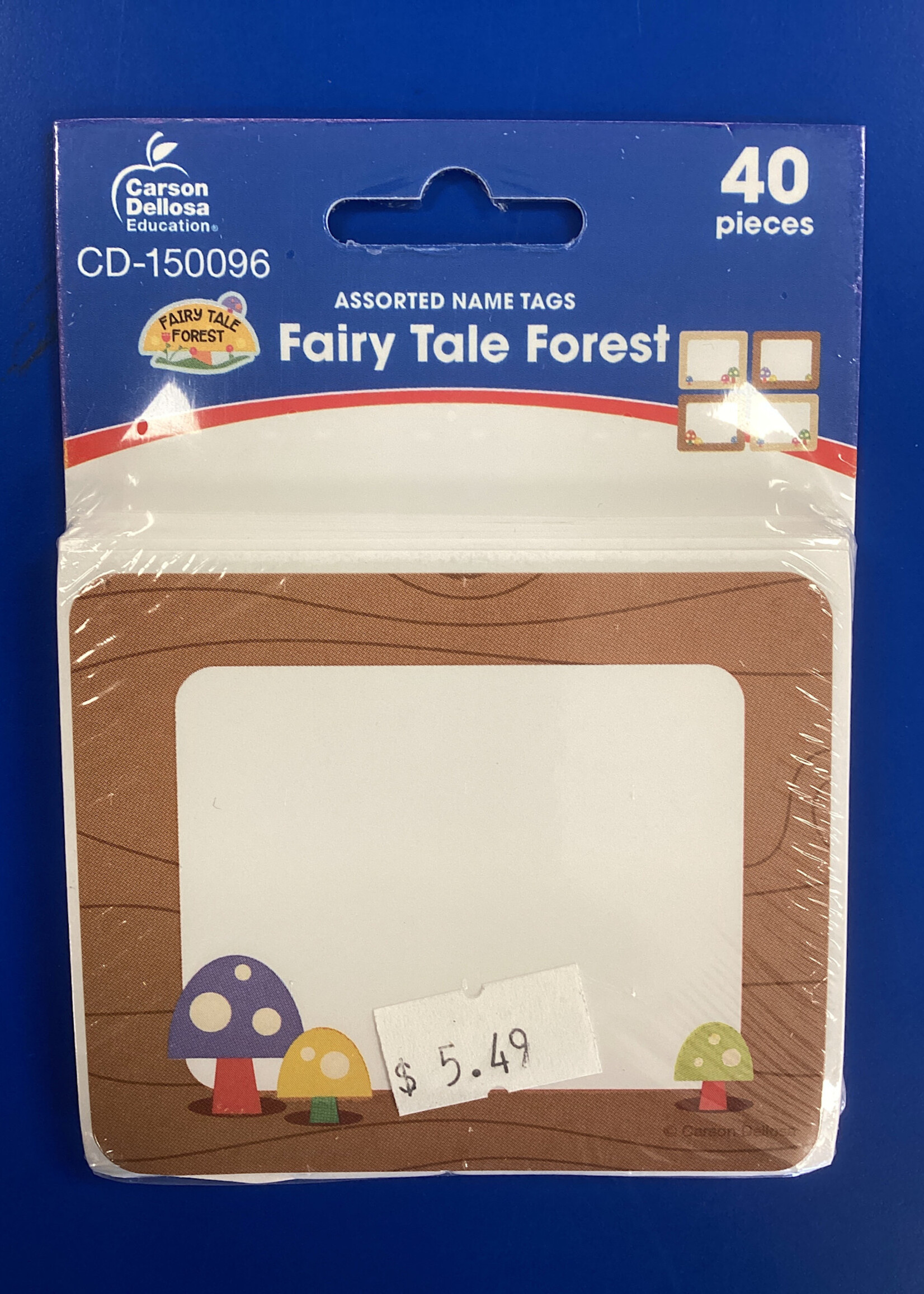 Fairy Tale Forest Name Tags 40pc