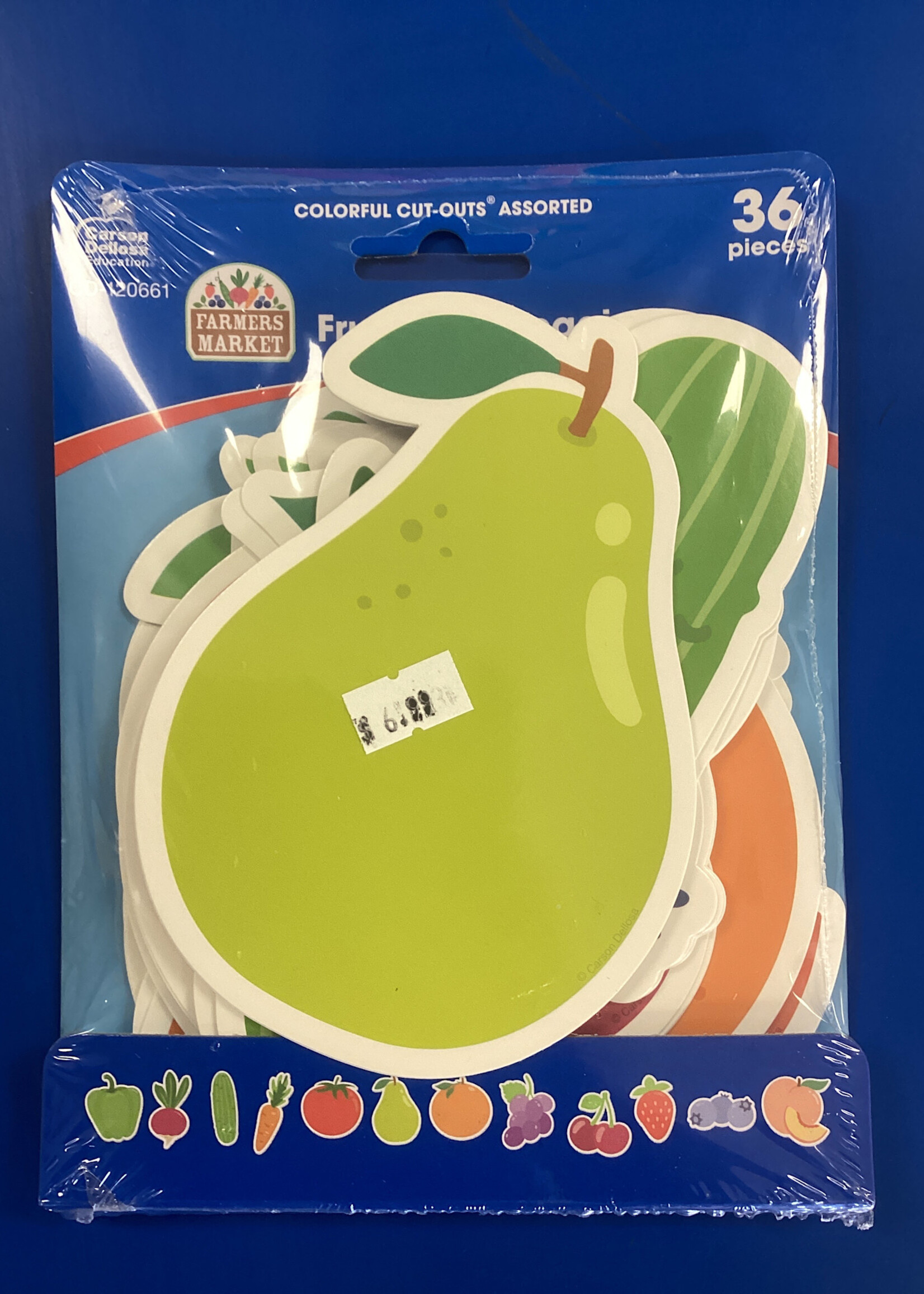 Fruits and Veggies Cutouts 36pc