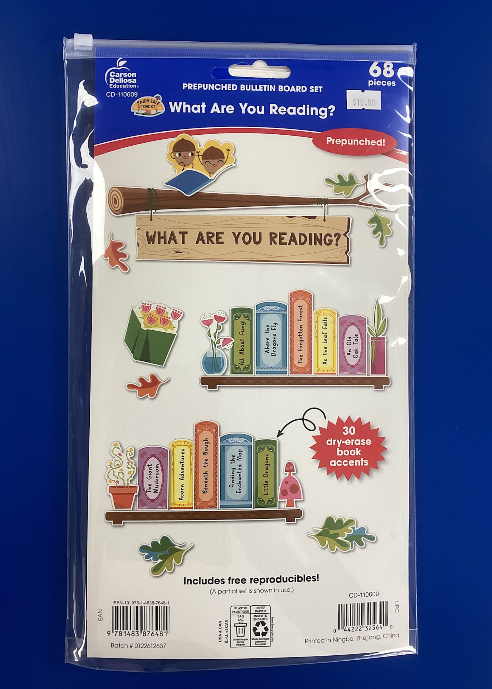 Fairy Tale Forest What Are You Reading? Bulletin Board Set