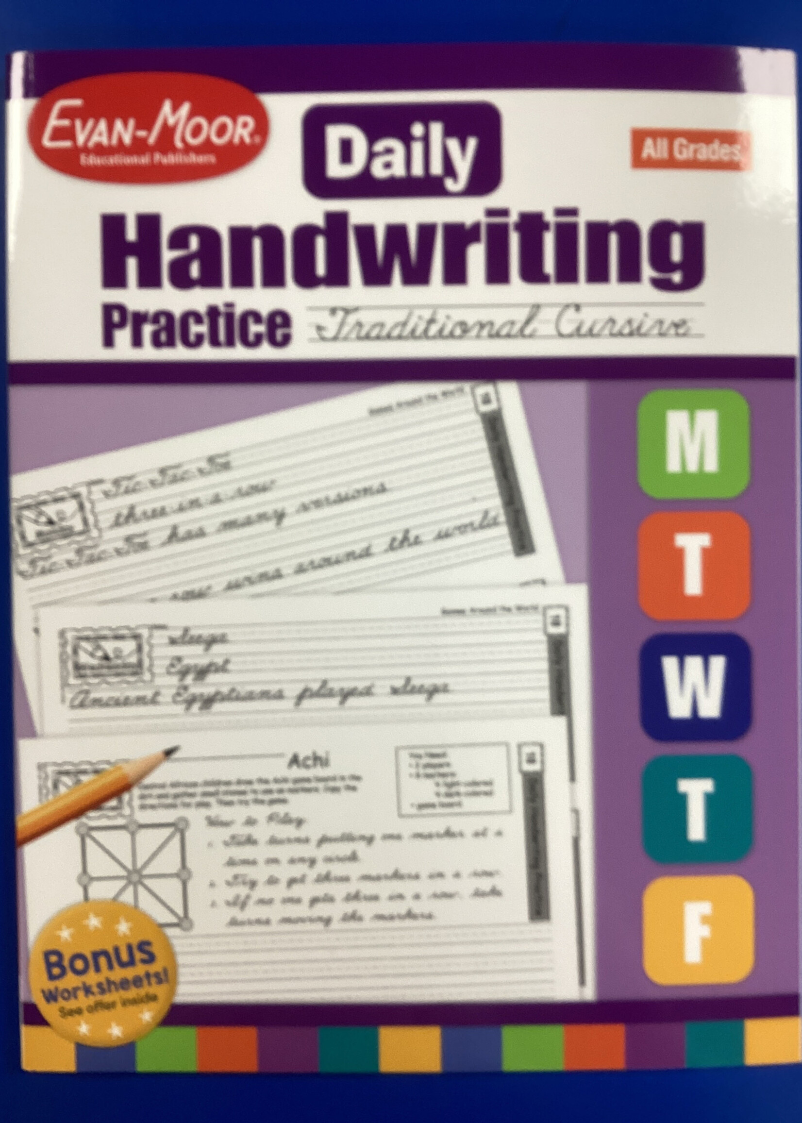 Daily Handwriting Practice: Traditional Cursive Gr. K-6