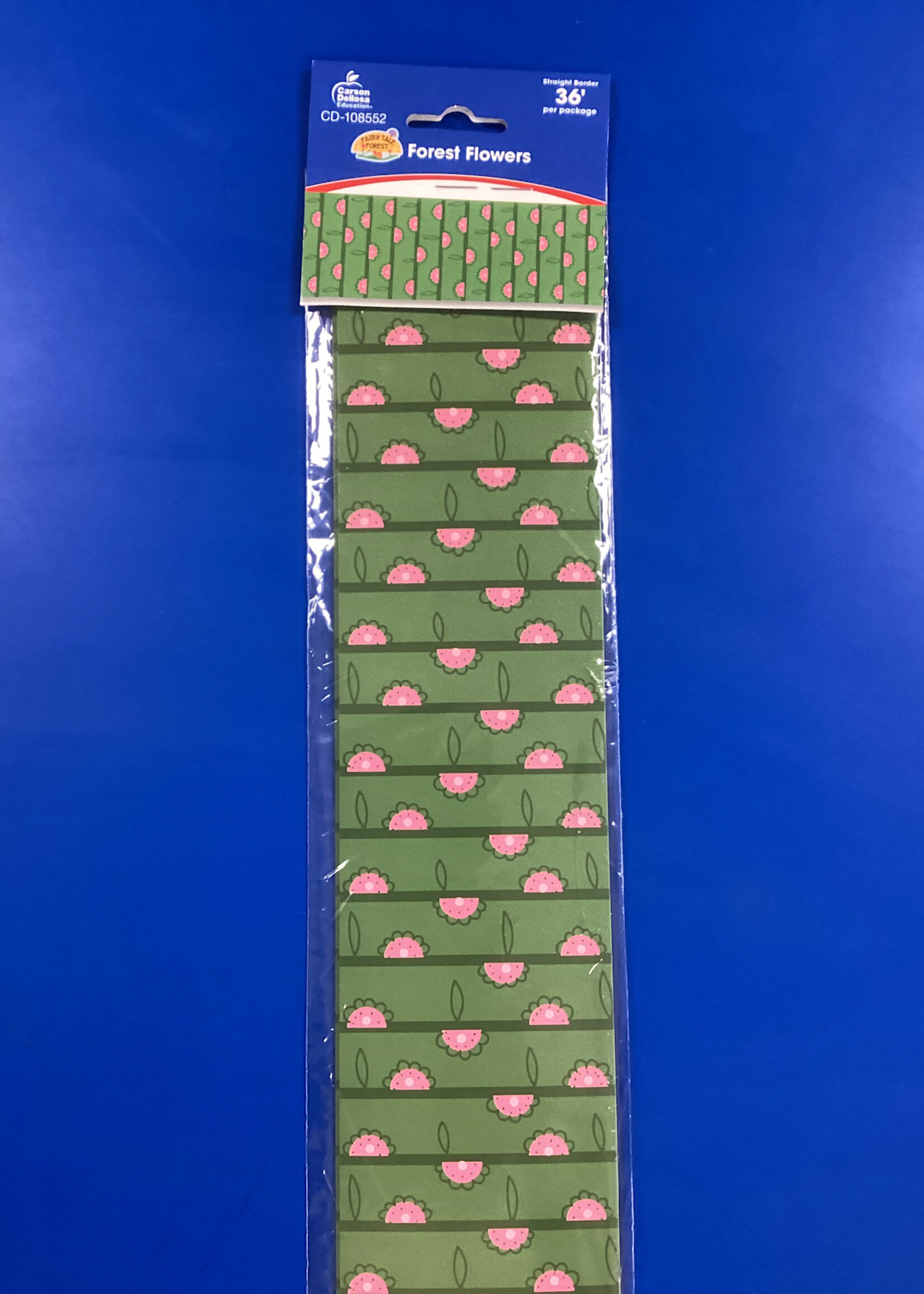 Fairy Tale Forest Forest Flowers Straight Border 36'