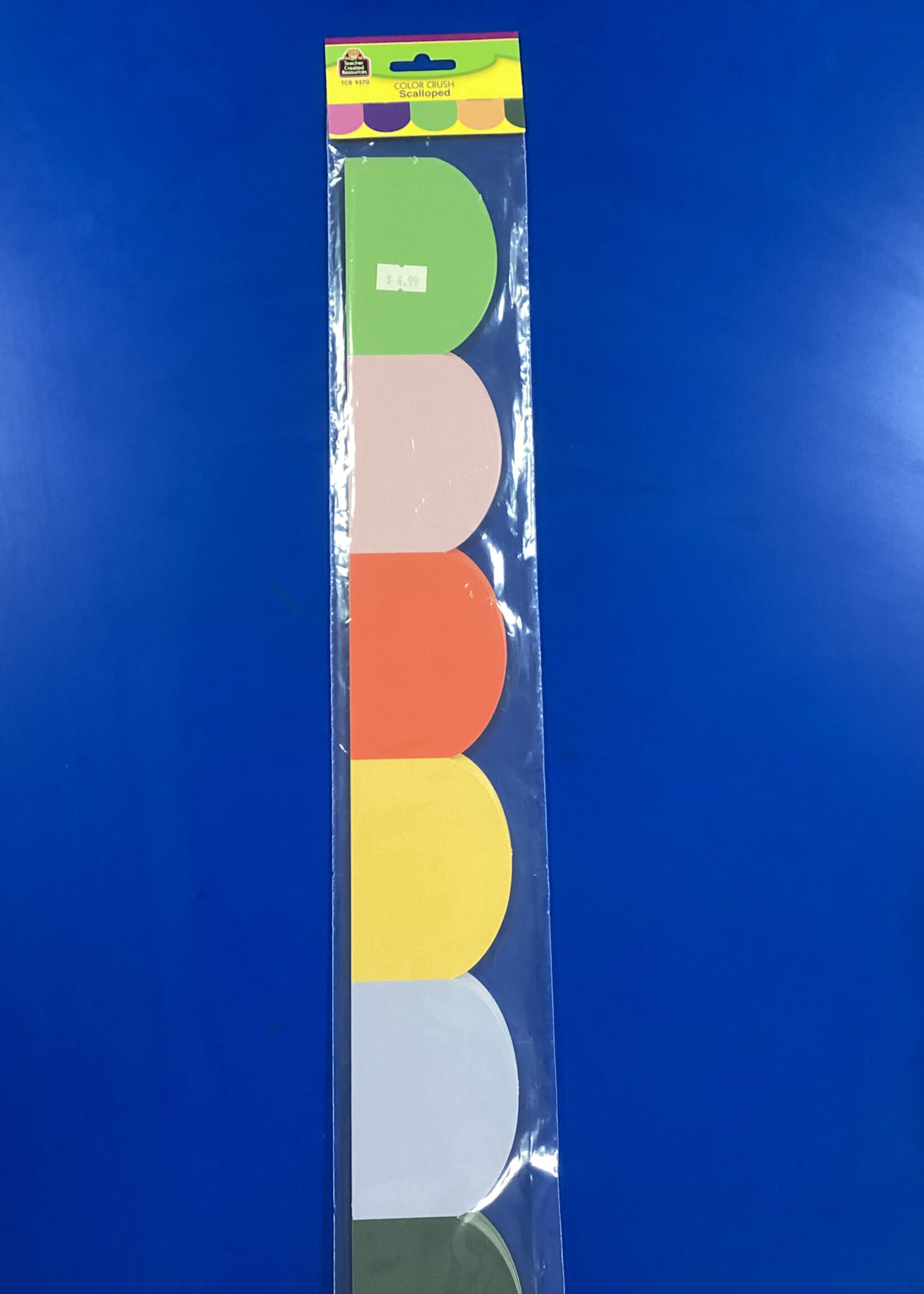 Color Crush Scalloped Die-Cut Border Trim 35’