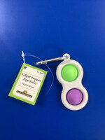 Fidget Popper Keychain - Purple/Green