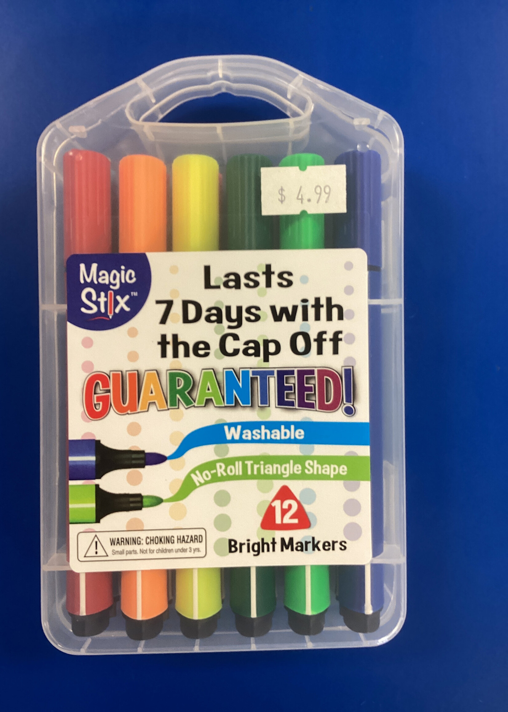 Magic Stix Triangle Marker 12 Color Set