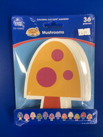 Mushrooms Cutouts 36pc