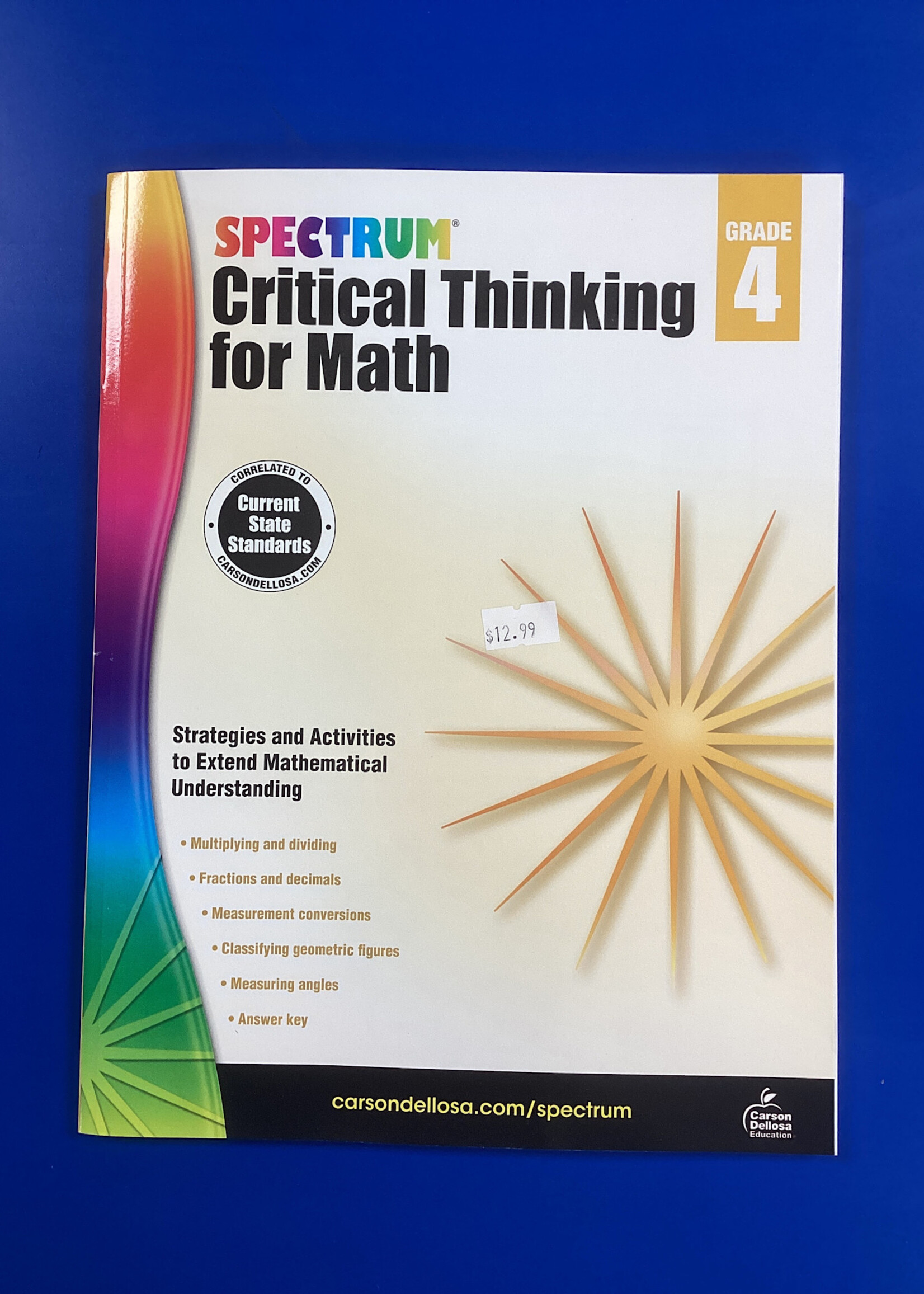Spectrum Critical Thinking for Math Grade 4