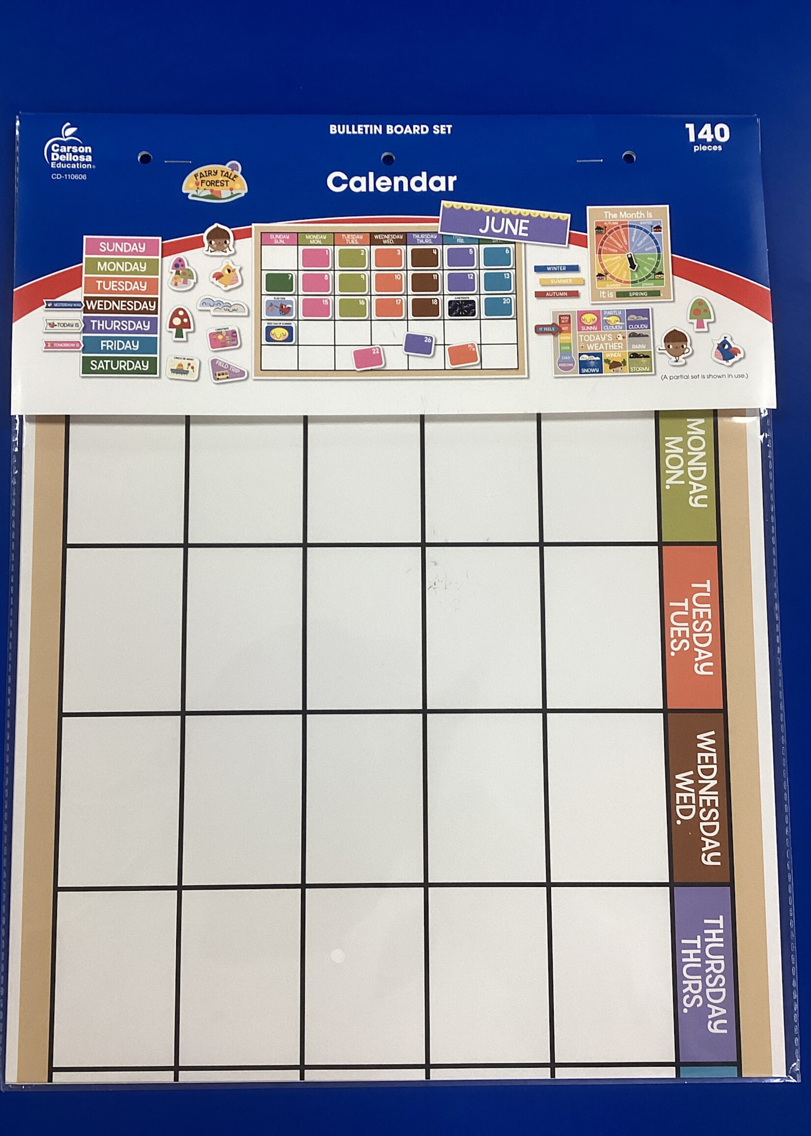 Fairy Tale Forest Calendar Bulletin Board Set