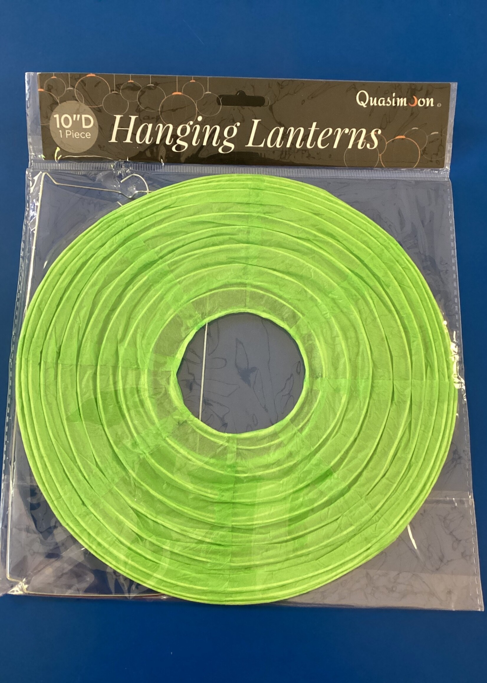 10" Grass Green Hanging Lantern