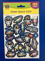 Outer Space Crew Stickers 120pc