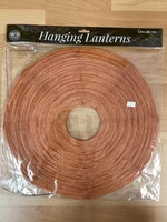 16" Burnt Orange Paper Lantern