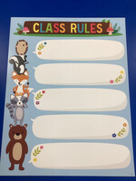 New Woodland Friends Class Rules Chart